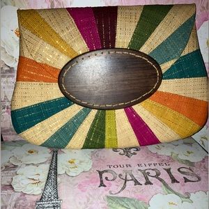 Straw clutch by Mar Y Sol